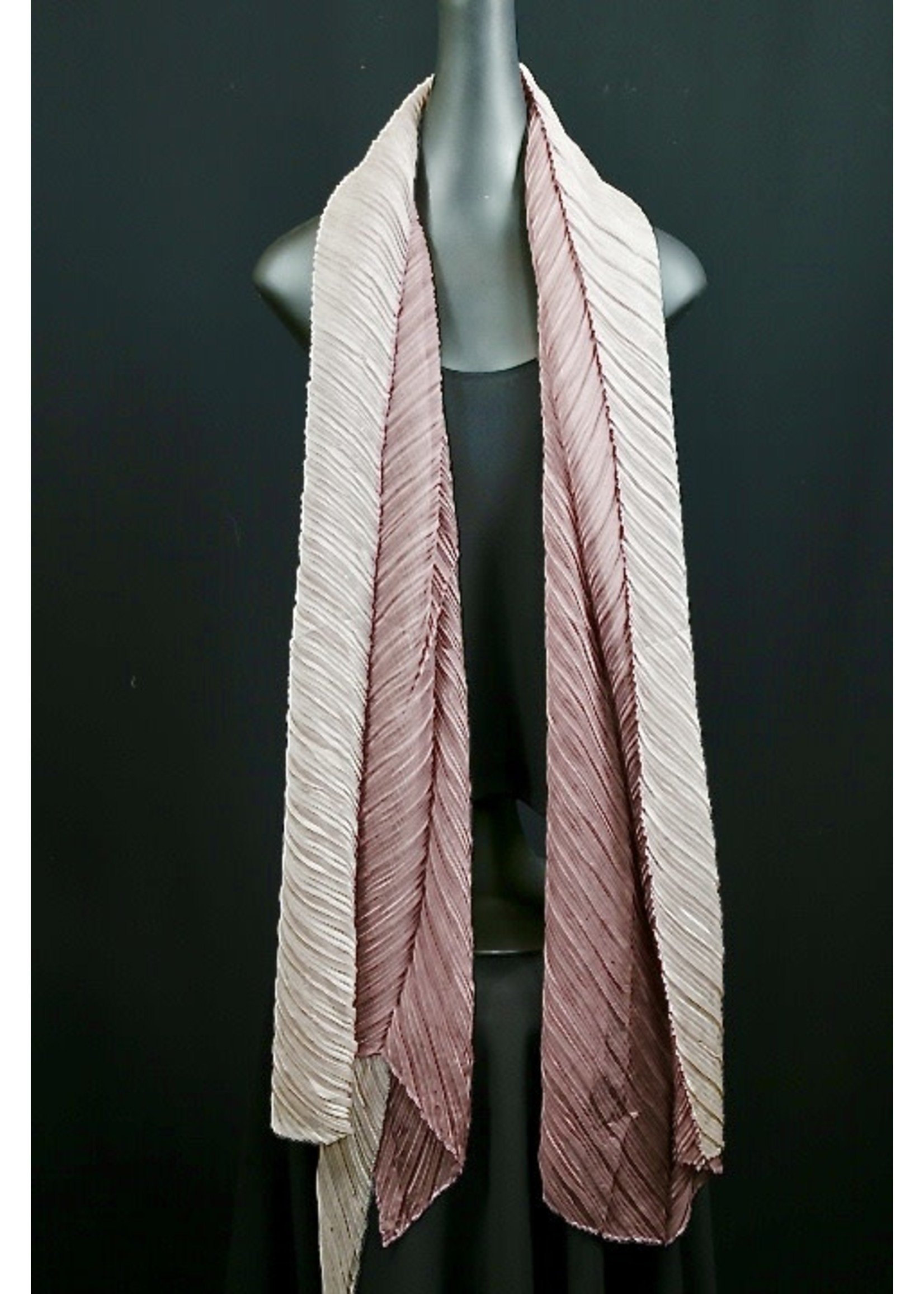 TS-008-19-Mauve pleated silk scarf