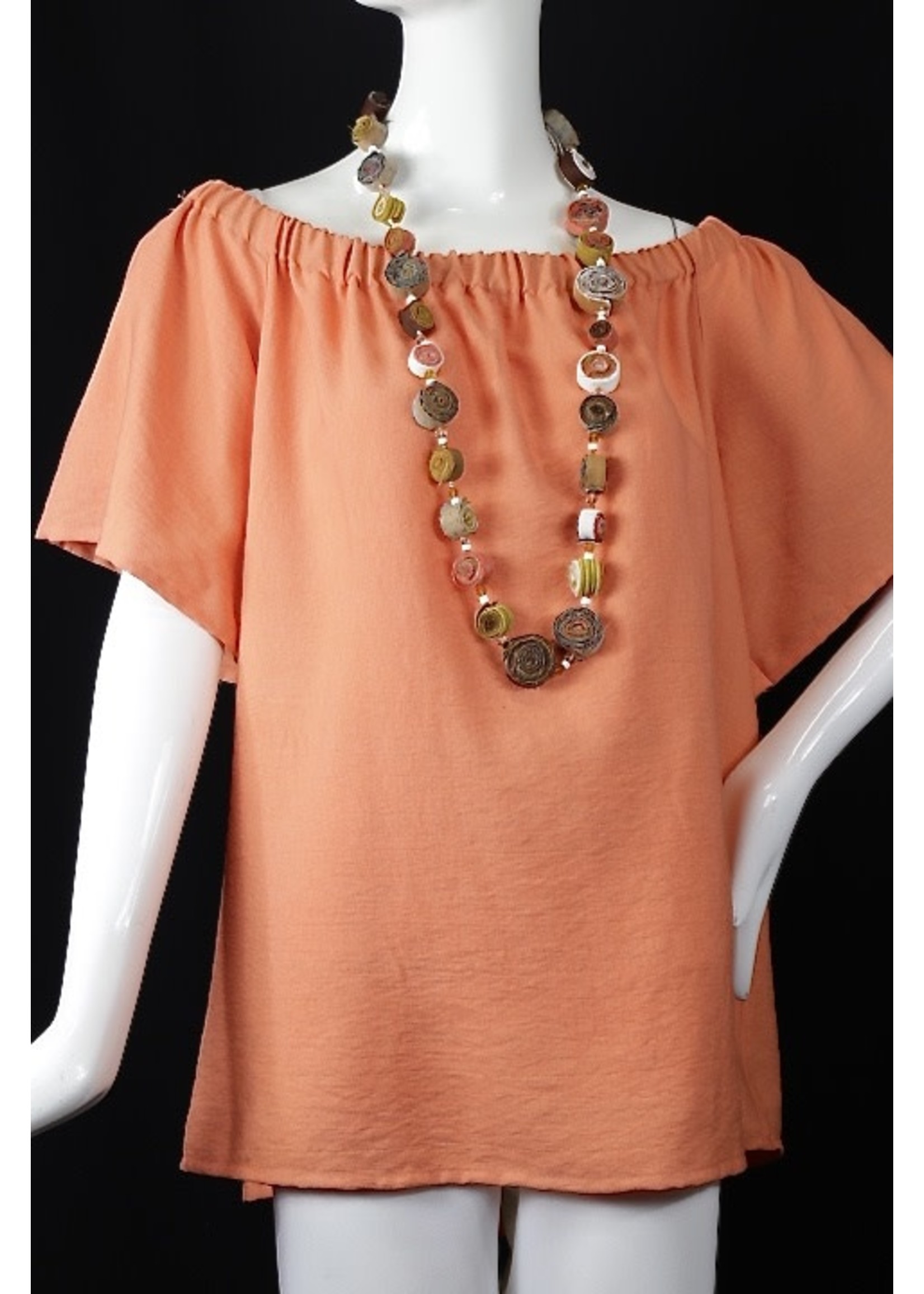 Tunic T2492-R0232-M/L-Orange Santa Barbara Tunic