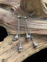 AC01-4117-19 Silver danggle earrings