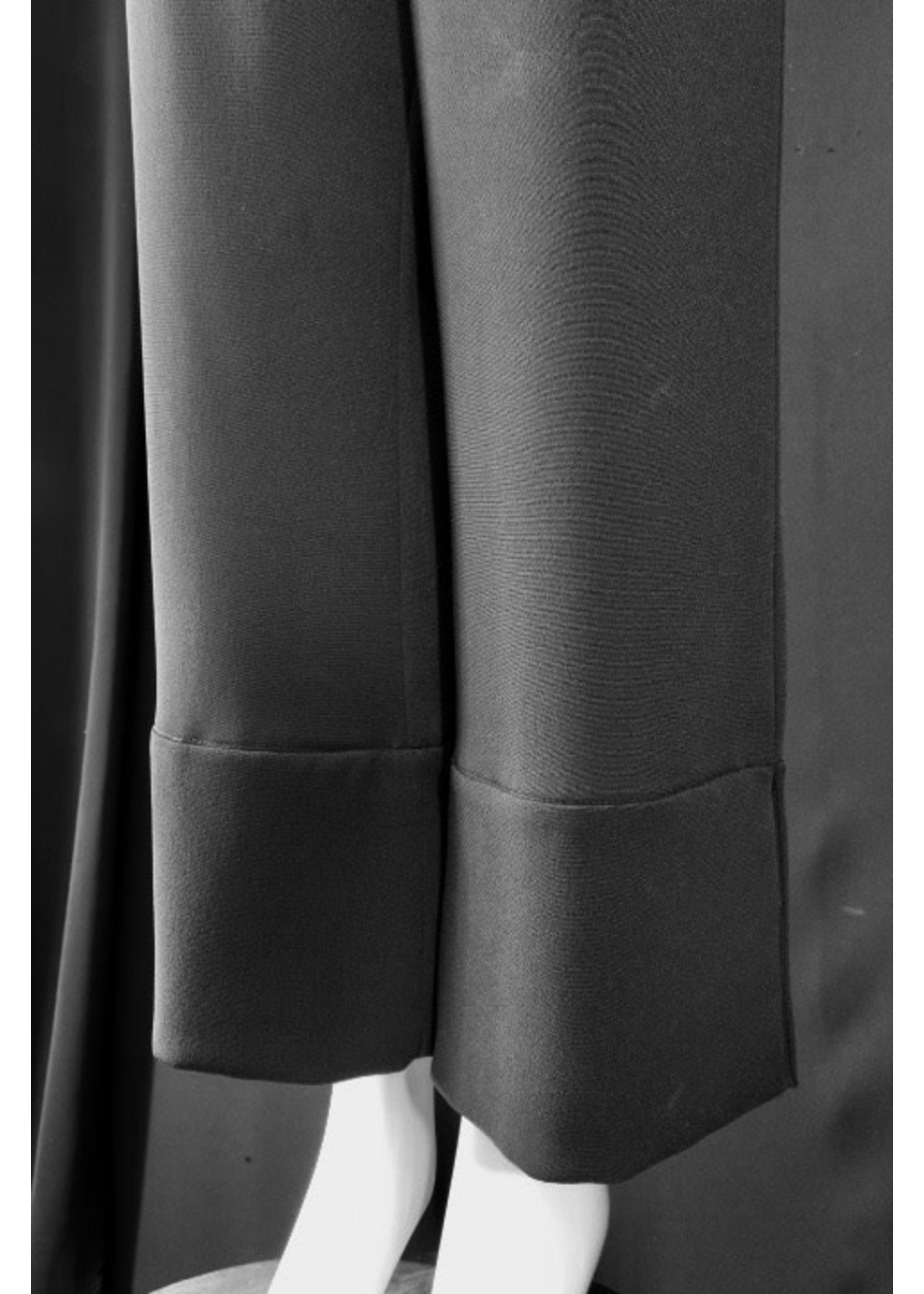 P6058-MS001-S Pant With Band Hem & Slit