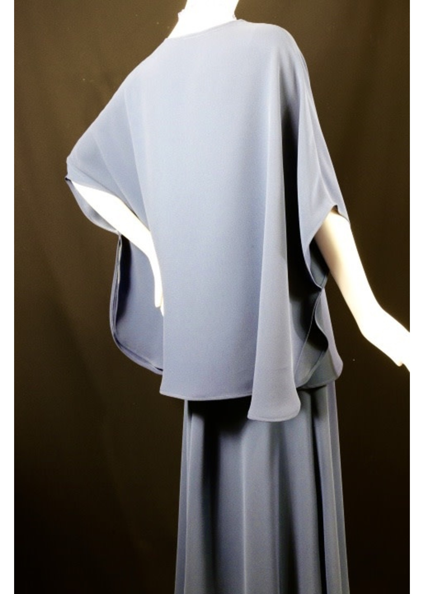 C8008-MS003-Prussian Blue sophia cape-O/S