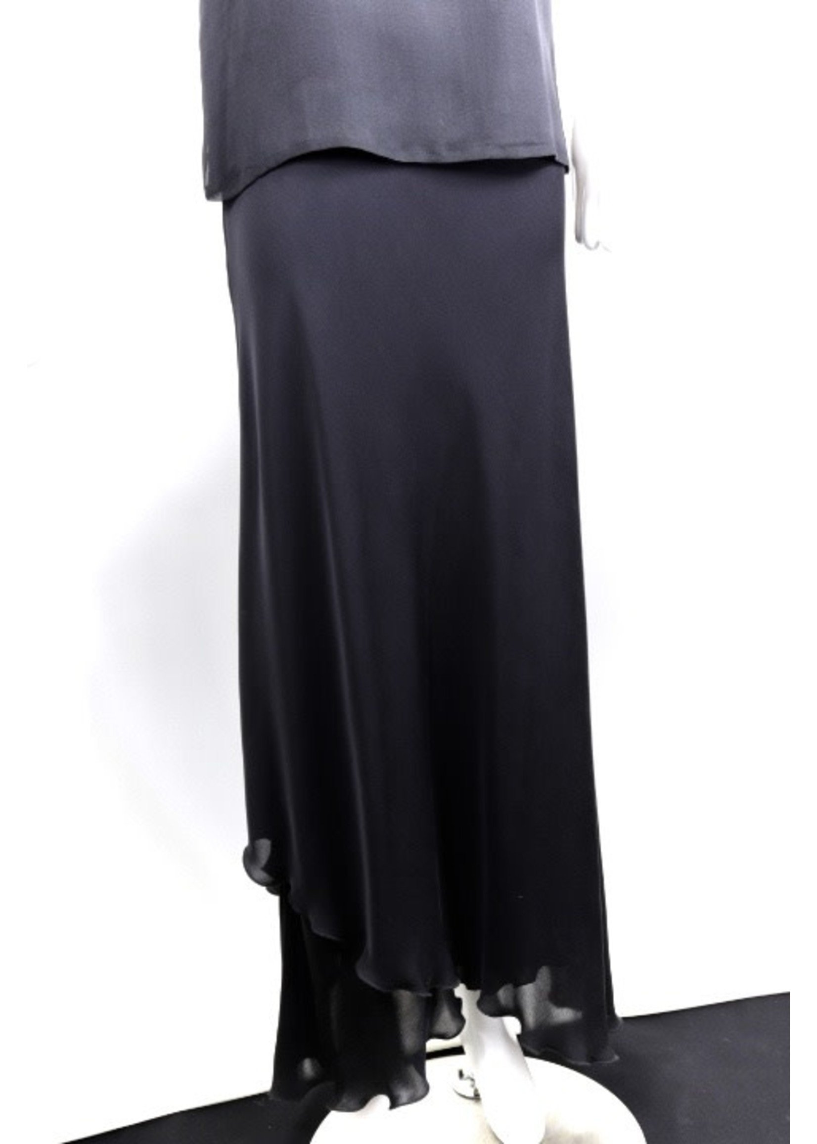 S762-S1008-P-Black Silk georgette