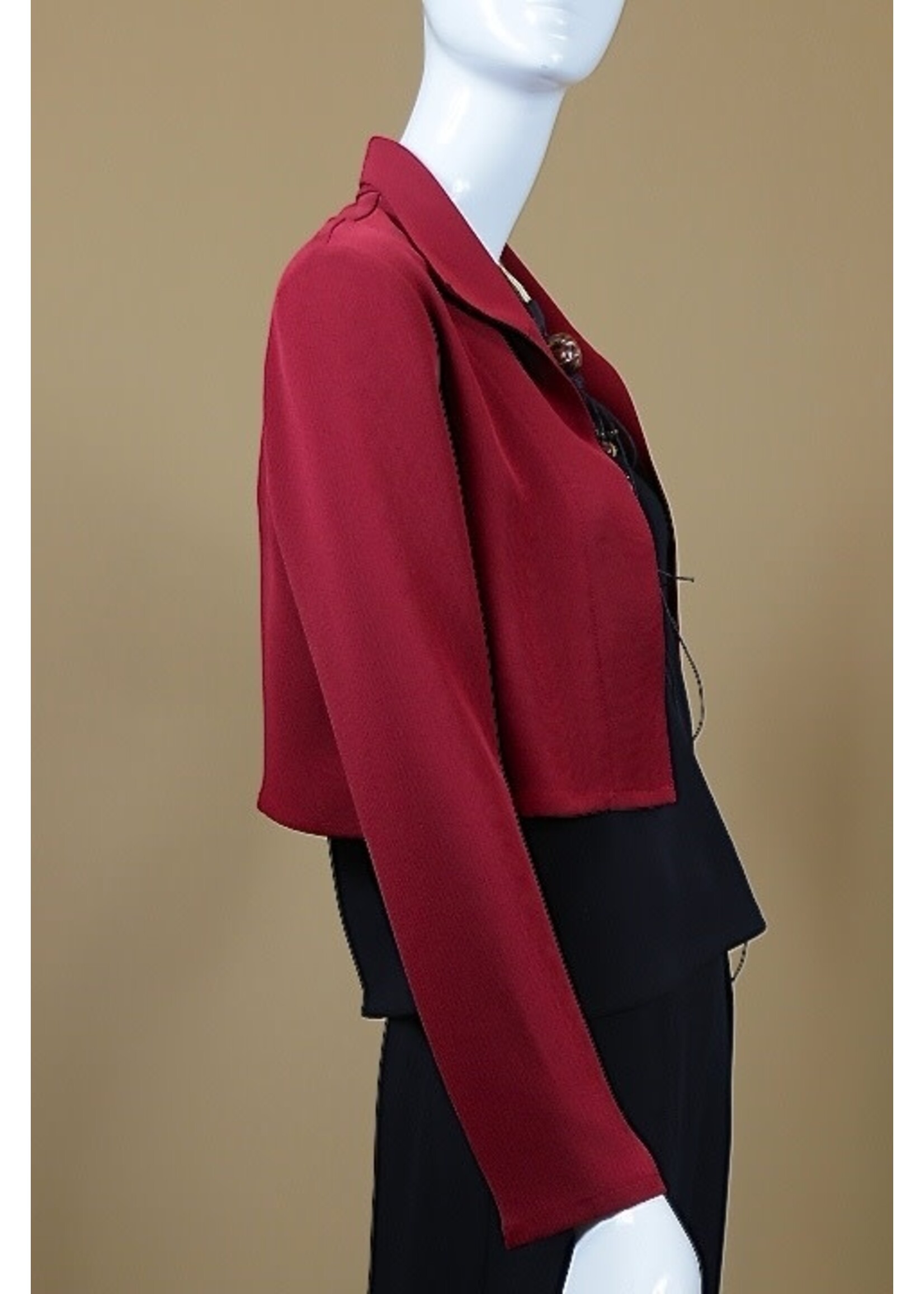 J5761-MS017-CINNABAR CROPPED JACKET-XP