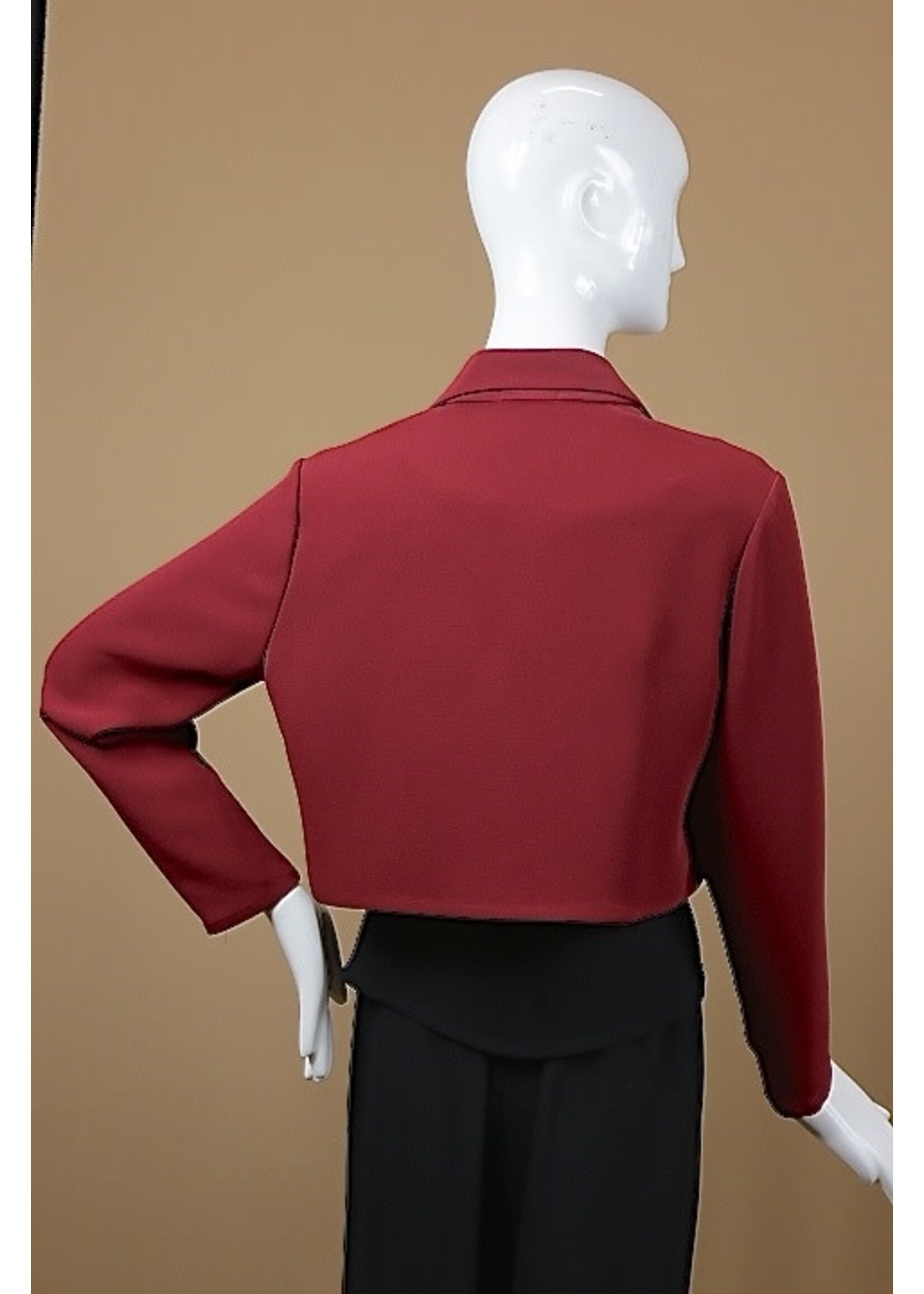 J5761-MS017-CINNABAR CROPPED JACKET-XP