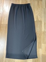 J794-MS001-Long Black Straight Skirt