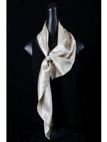 SH1039-S2072-Champagne silk dupionni neckscarf W/ loop