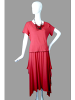 T2068-ST308-Red Knit Tunic