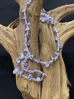AC01-4100-19 Lavender kishi pearls necklace