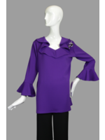 Tunic T2513-MF13-P-T2326Body/T2464Collar/J6122Cuff Tunic -P-