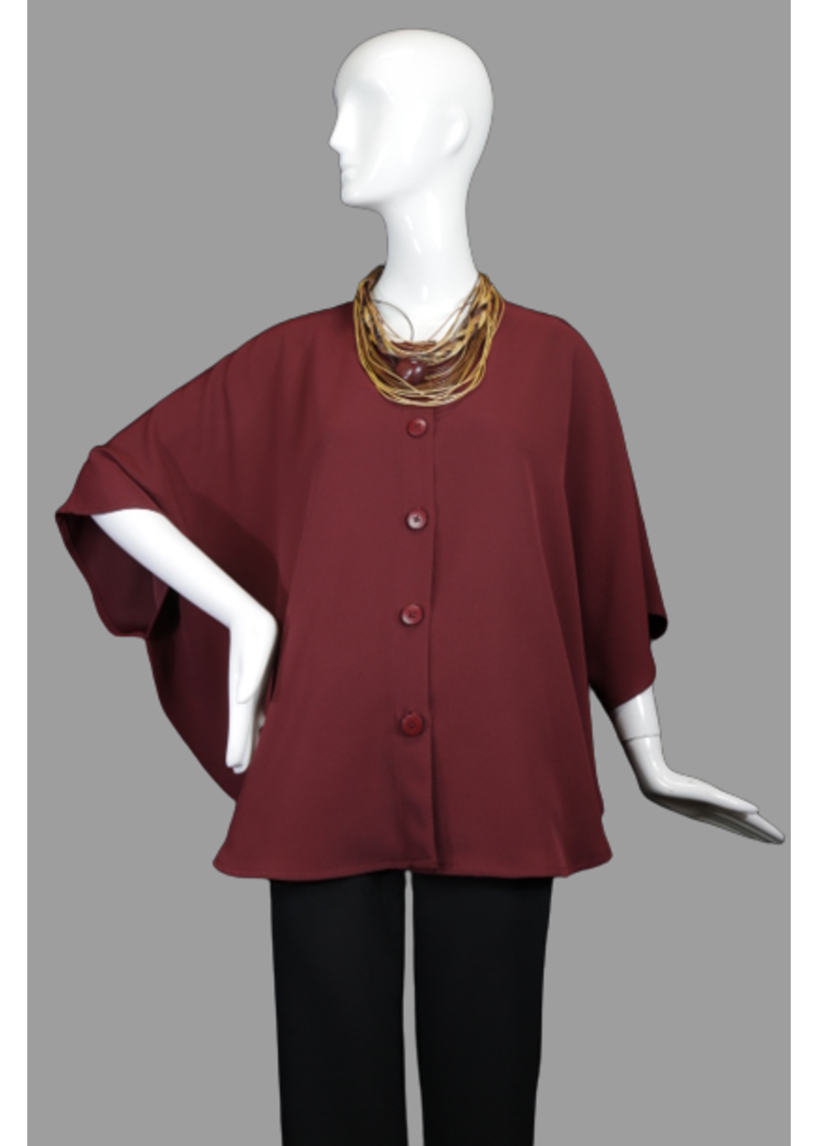 SH929-MA038-O/S-Garnet Sophia Cape