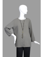 T2308-Tunic With Front Placket