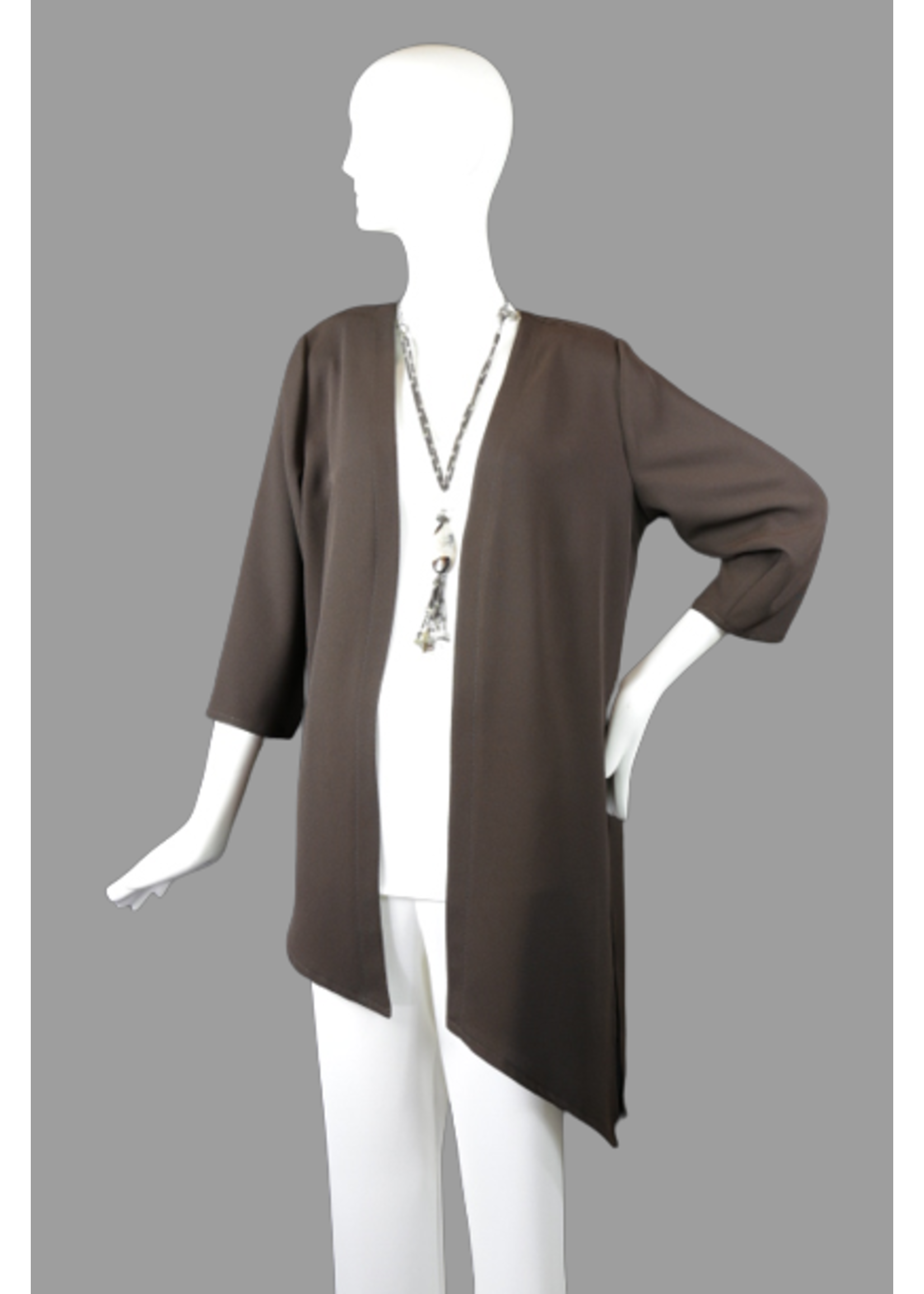 Jacket J5057+4"-MS061-Chocolate sophia  Jacket   -S-