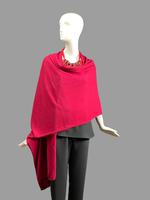 Scarf Dolma-005-Cherry Cashmere Solid Scarf