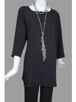 T2326-Sophia Black Tunic