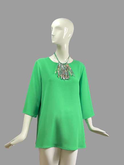 Kaya Swing Tunic / Flowy Top / Periwinkle Blue / Sage Green