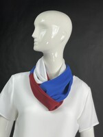 SH937-MS034/MS008/MS079-O/S Cherry,white & Royal Sophia  scarf