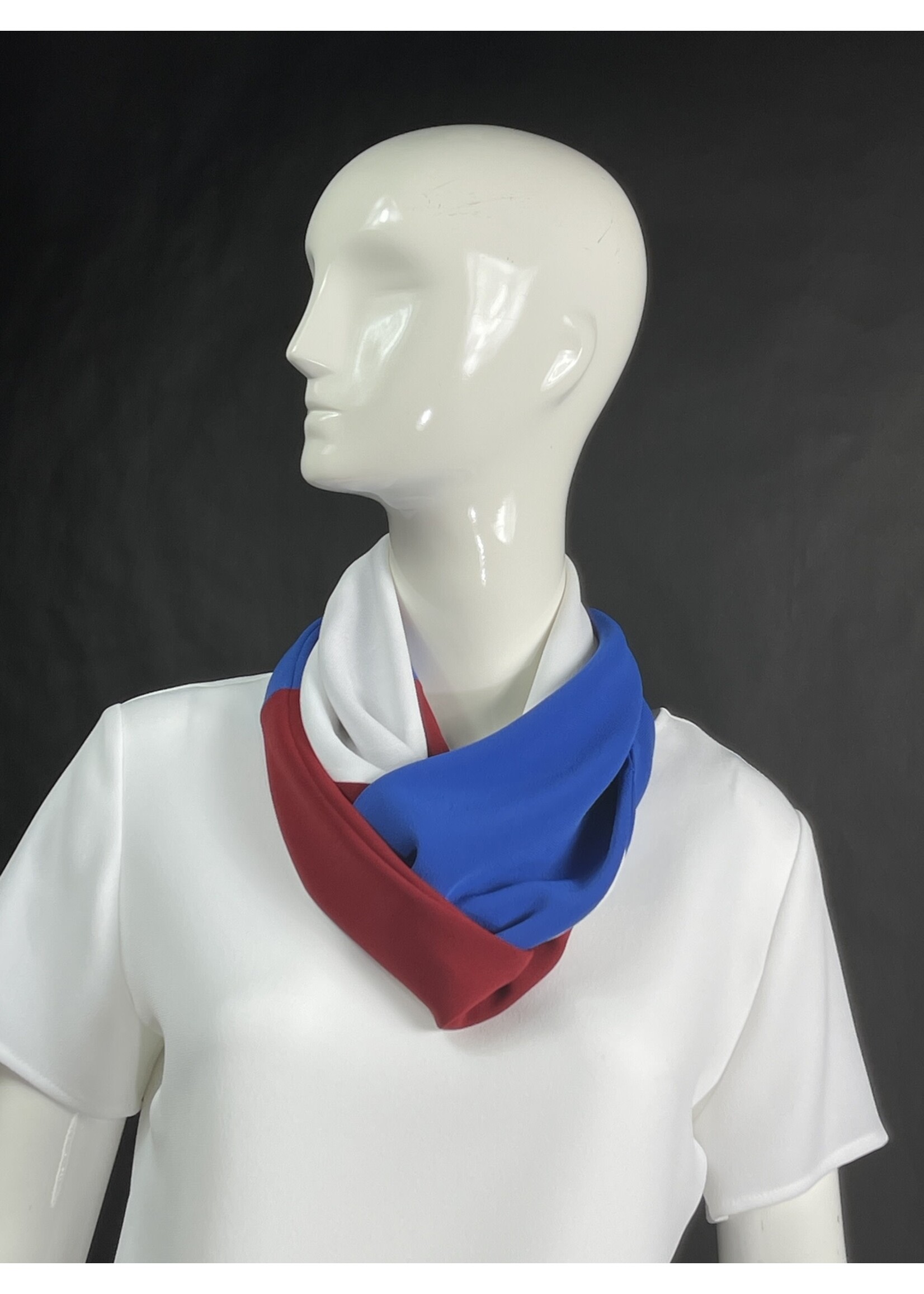 SH937-MS034/MS008/MS079-O/S Cherry,white & Royal Sophia  scarf