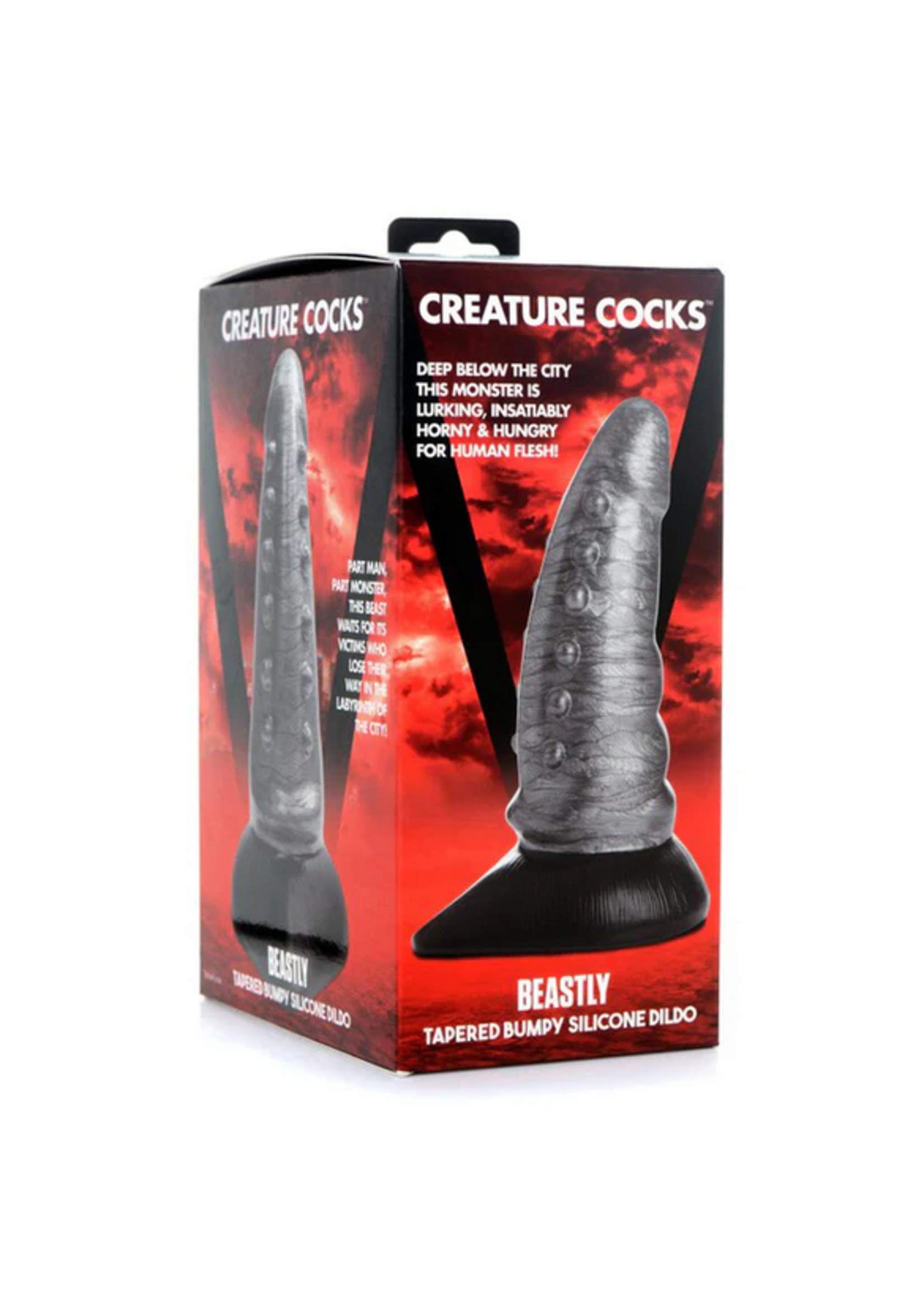 Creature Cocks Beastly Tapered Bumpy Silicone Dildo