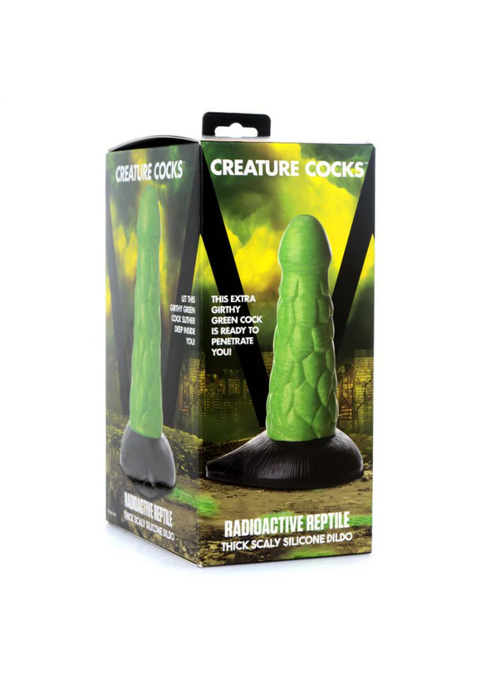 Creature Cocks Radioactive Reptile Thick Scaly Silicone