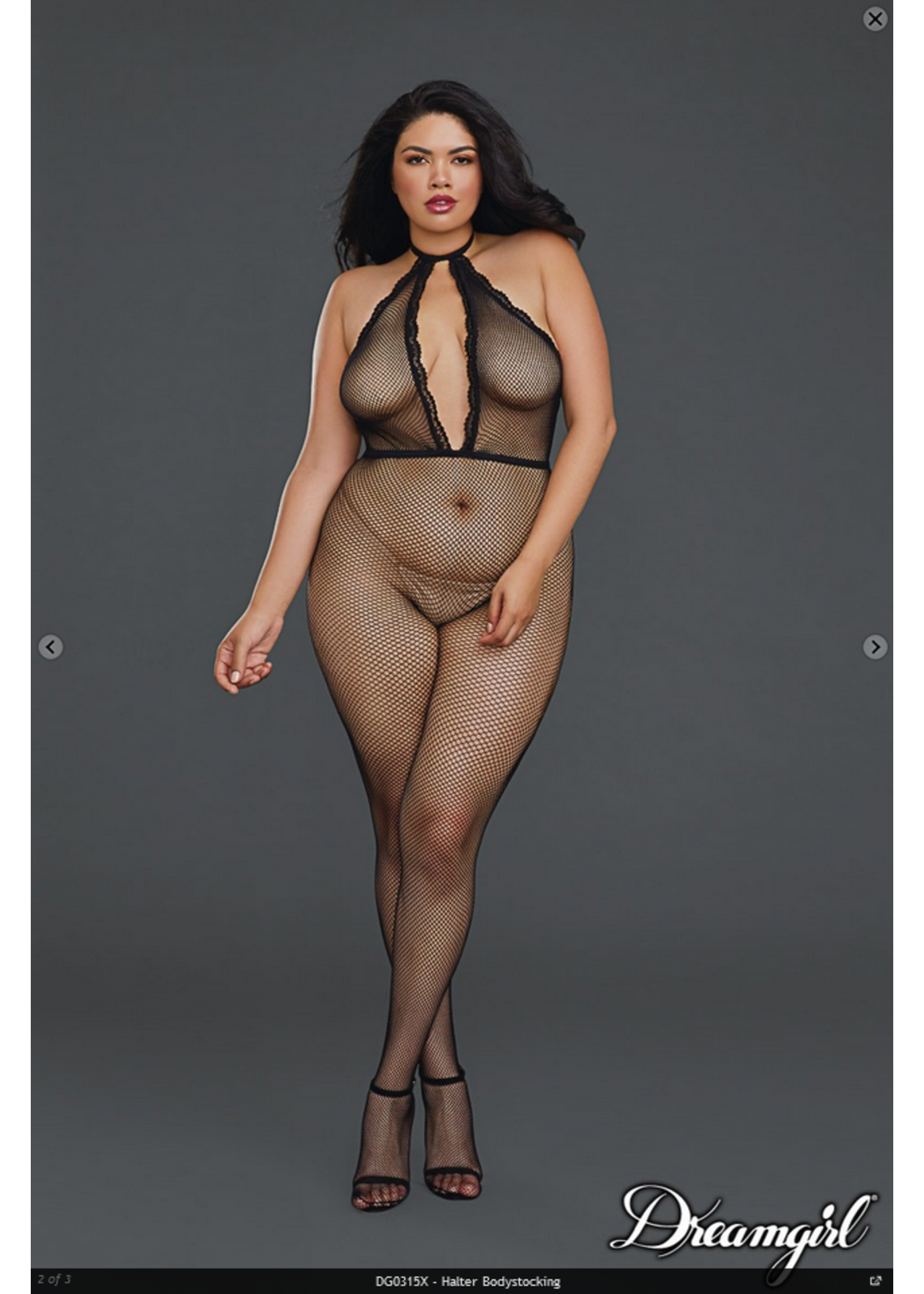 Clearance HALTER BODYSTOCKING QUEEN