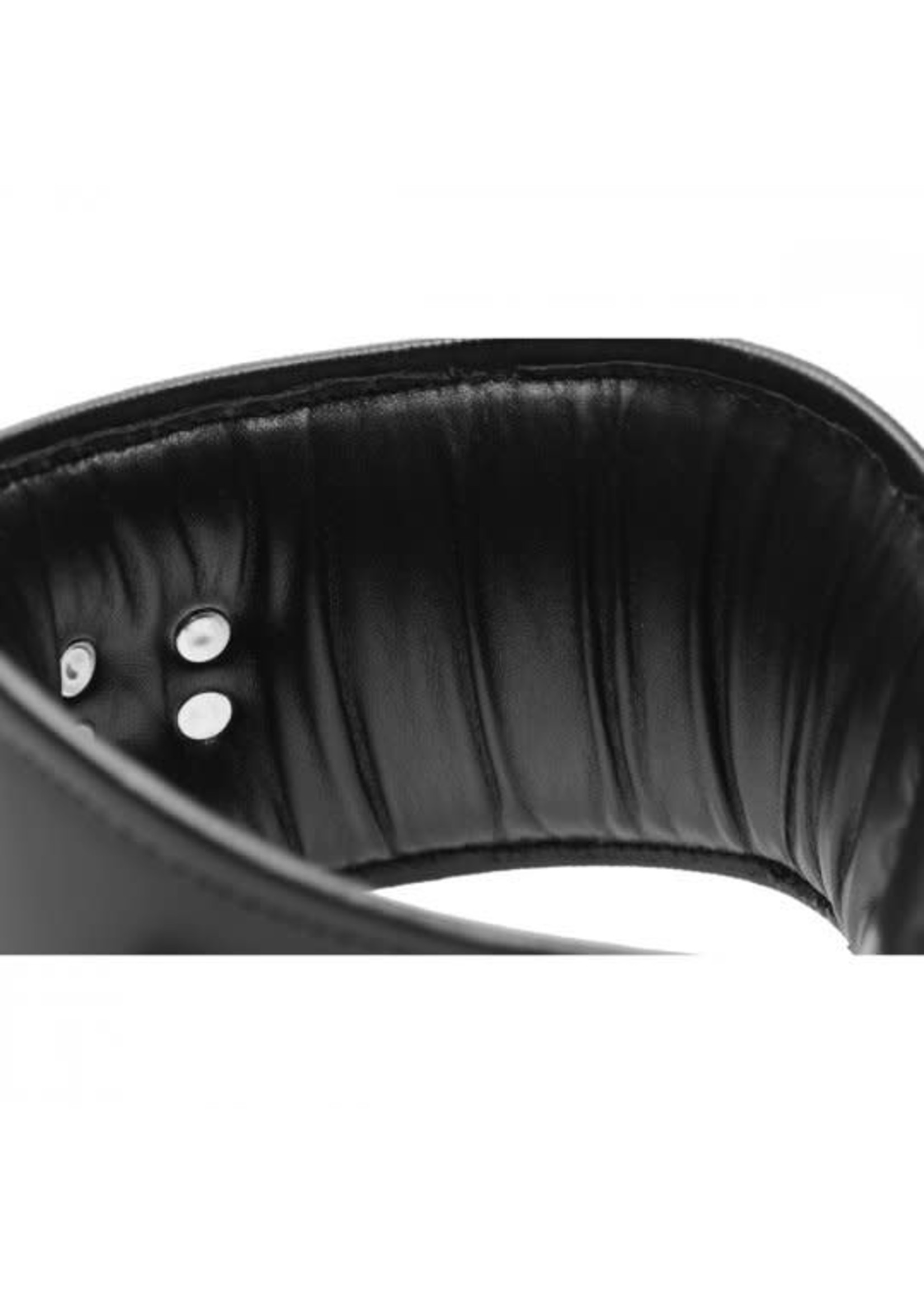 Clearance Padded Leather Locking Posture Collar