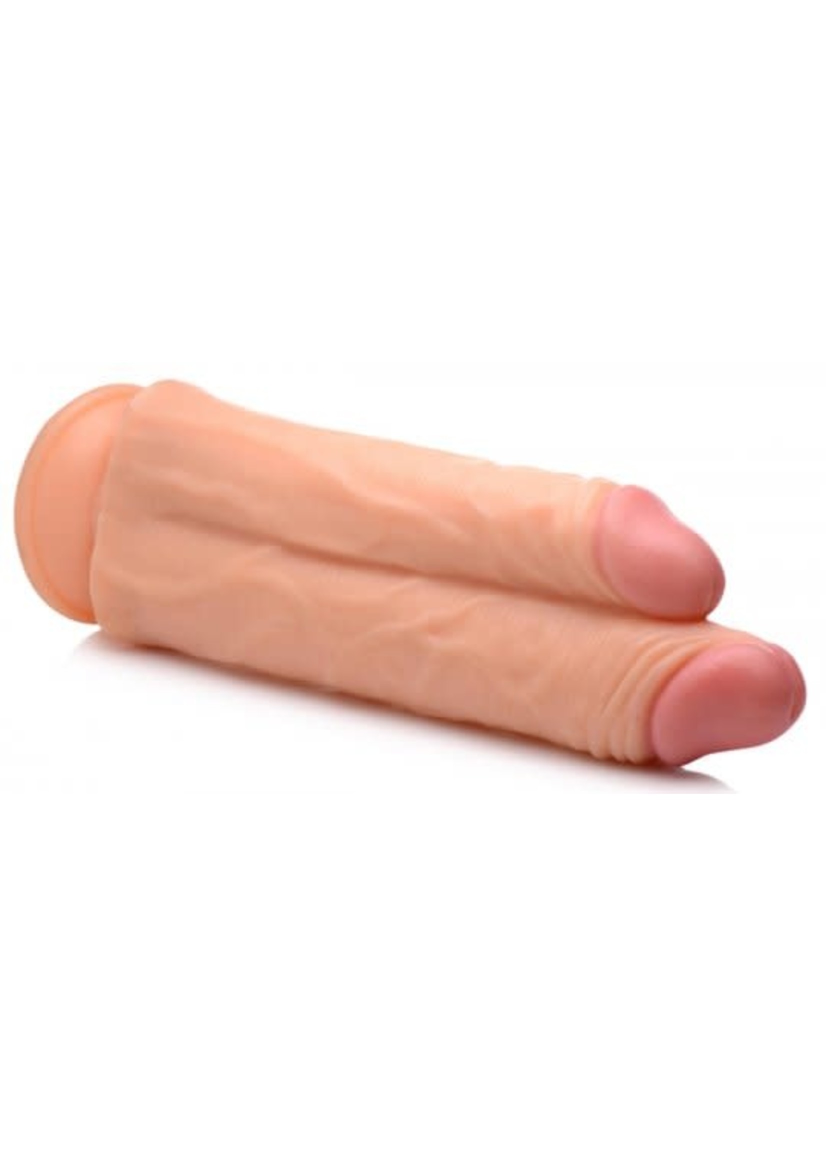 XR Double Stuffer 10 Inch Dildo - Light