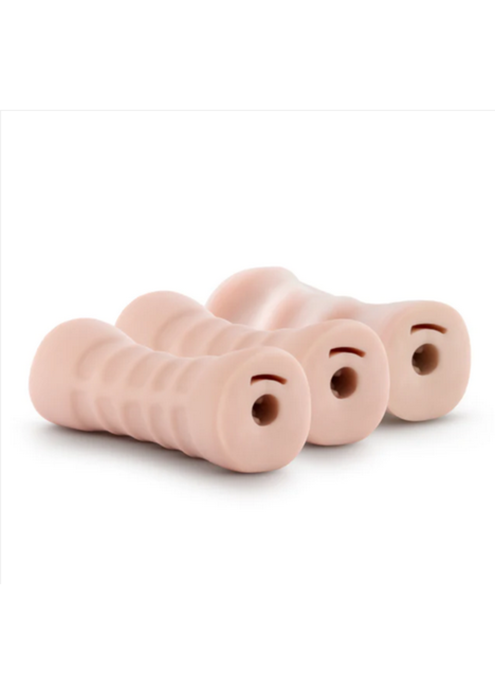 M for Men Self Lubricating Vibrating Strokers 3 Pack