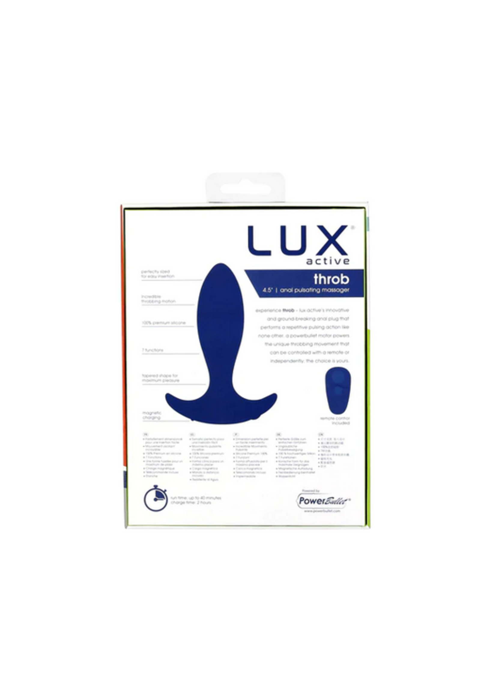 Throb – Anal Pulsating Massager – Remote Included