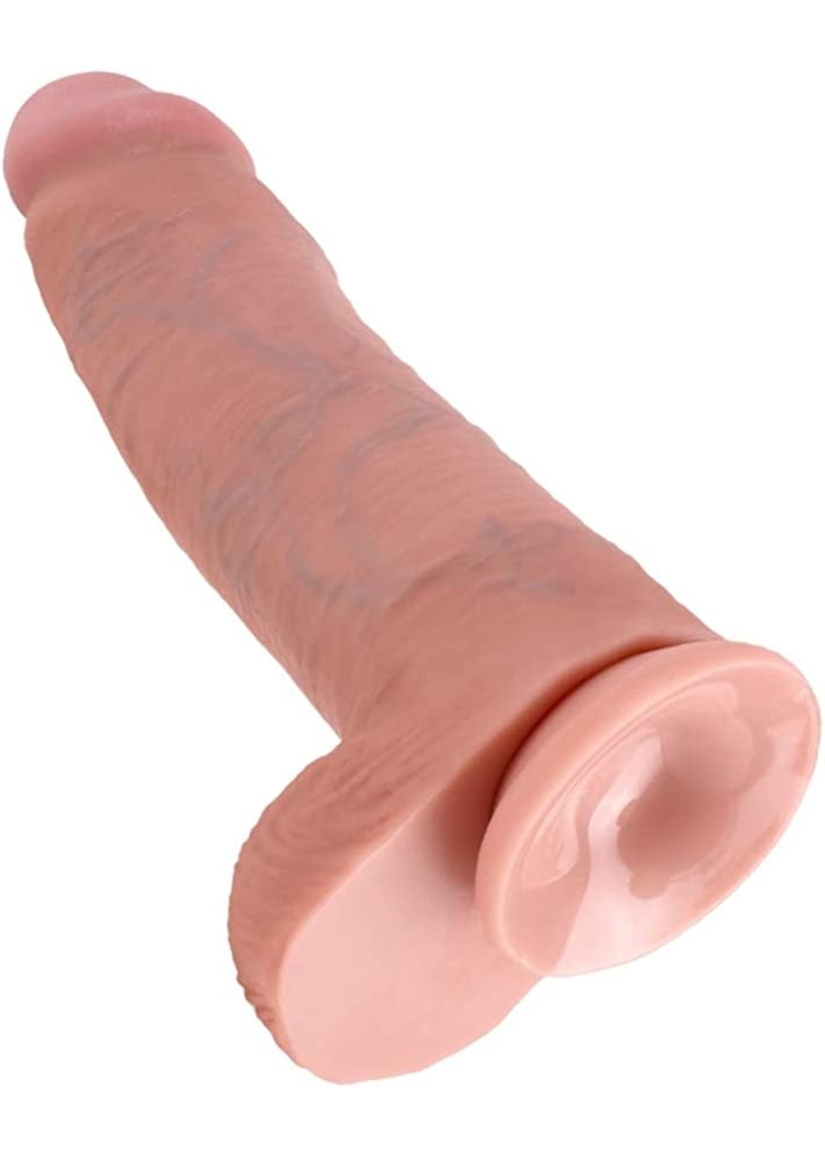 King Cock King Cock 12" Cock w Balls Light