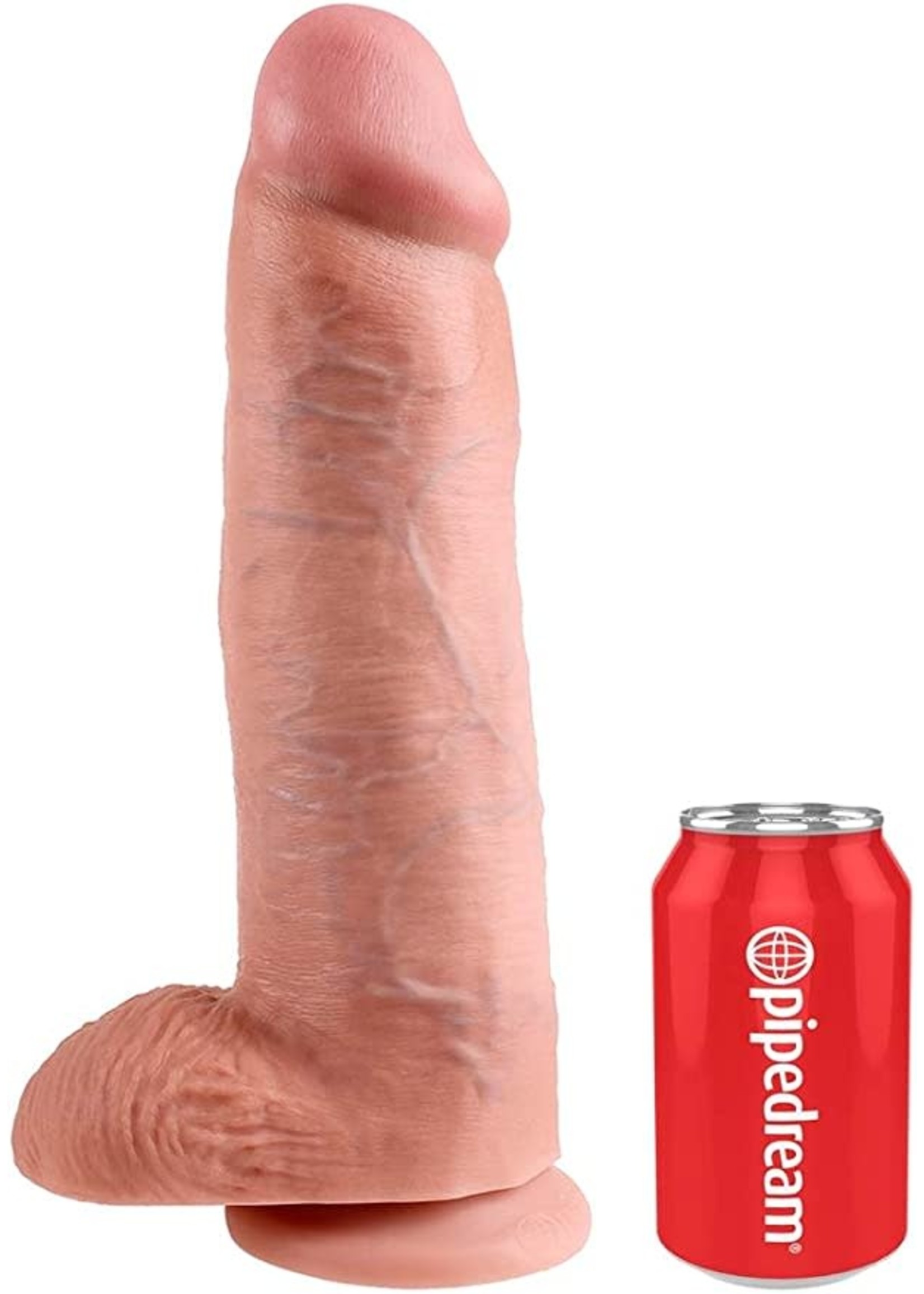 King Cock King Cock 12" Cock w Balls Light