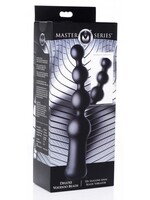 Master Series Deluxe Voodoo Beads 10X Silicone Anal Beads Vibrator