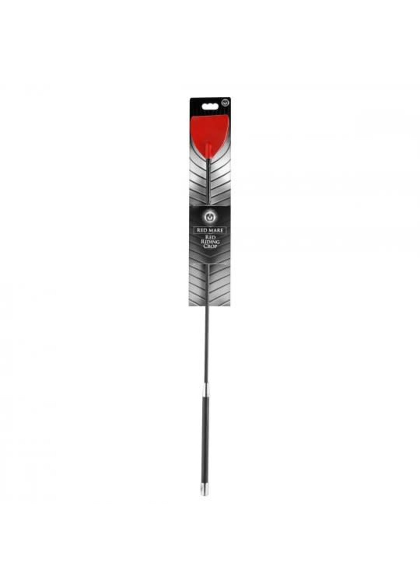 Master Series Red Leather Riding Crop