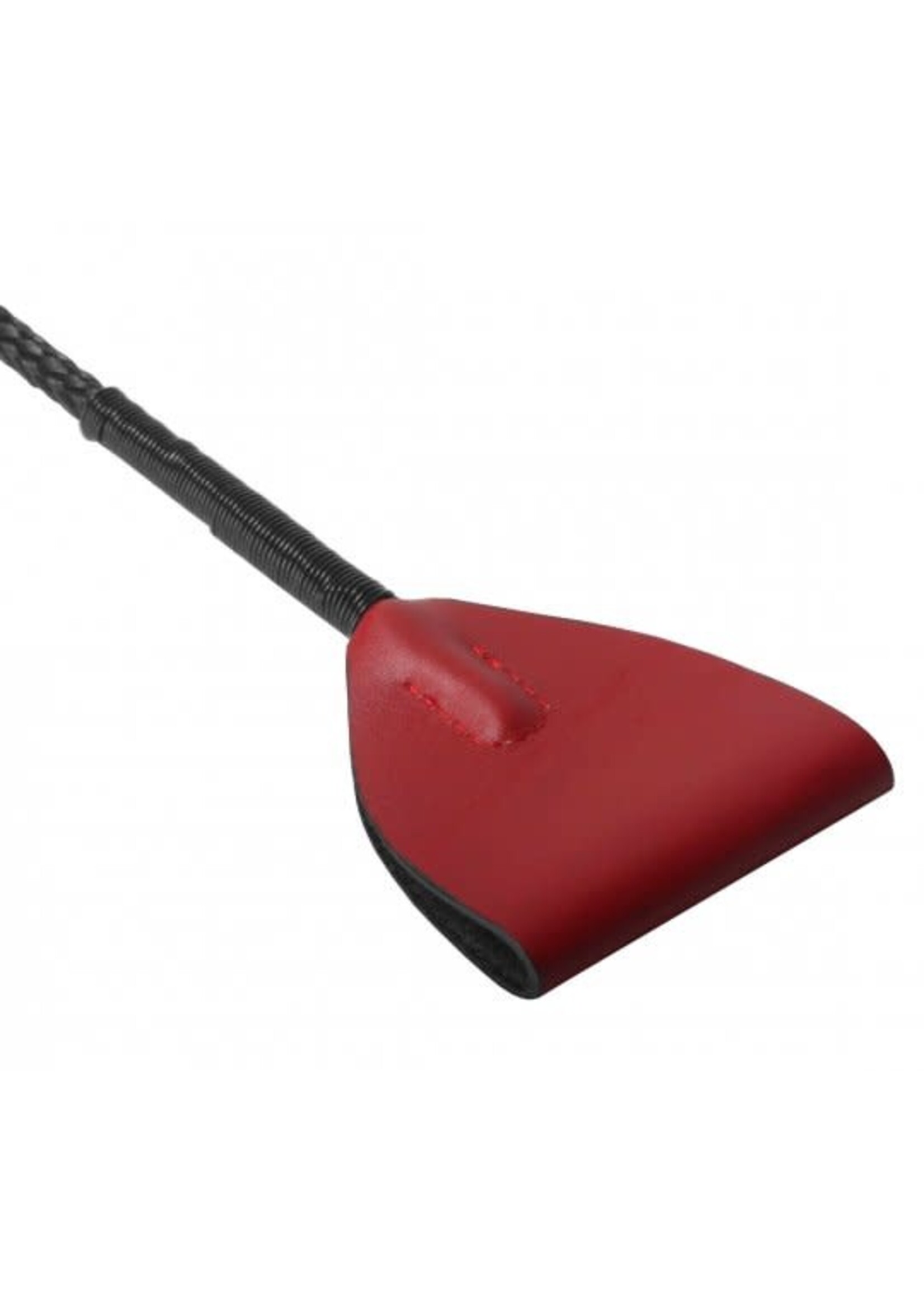 Master Series Red Leather Riding Crop