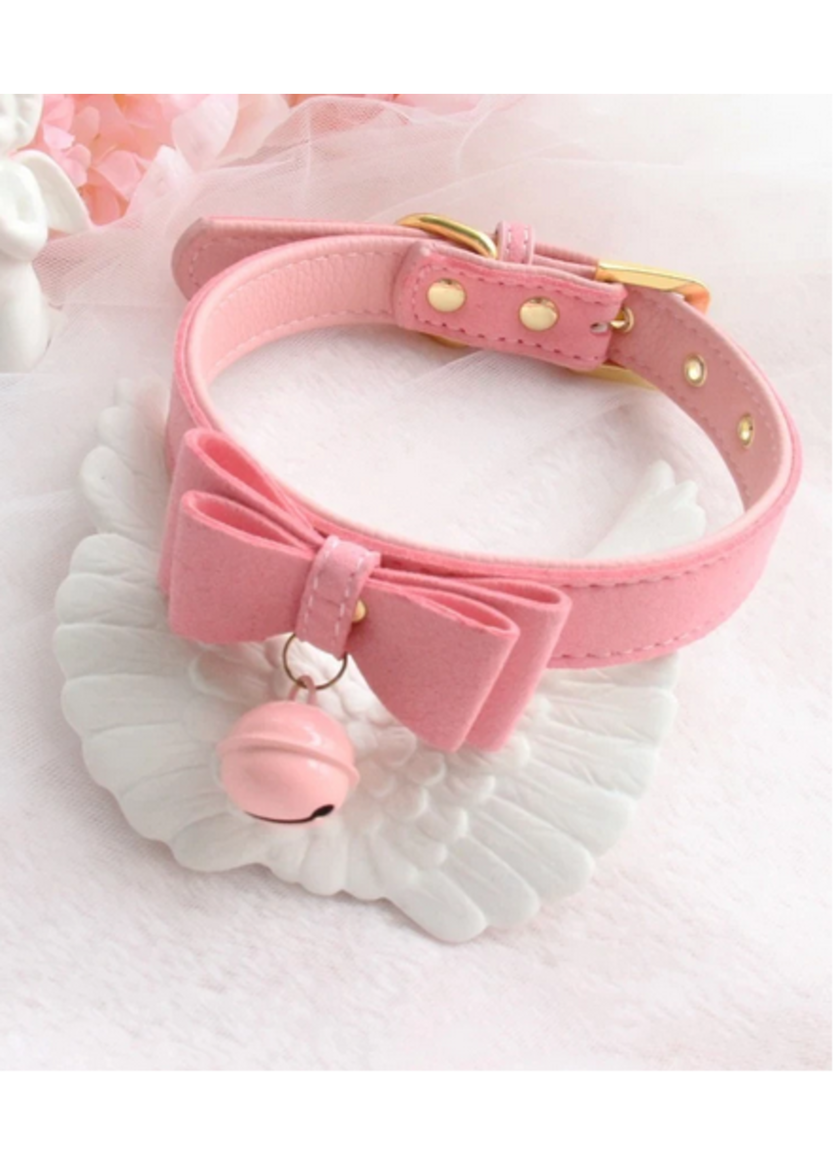 Collar with Bow & Bell