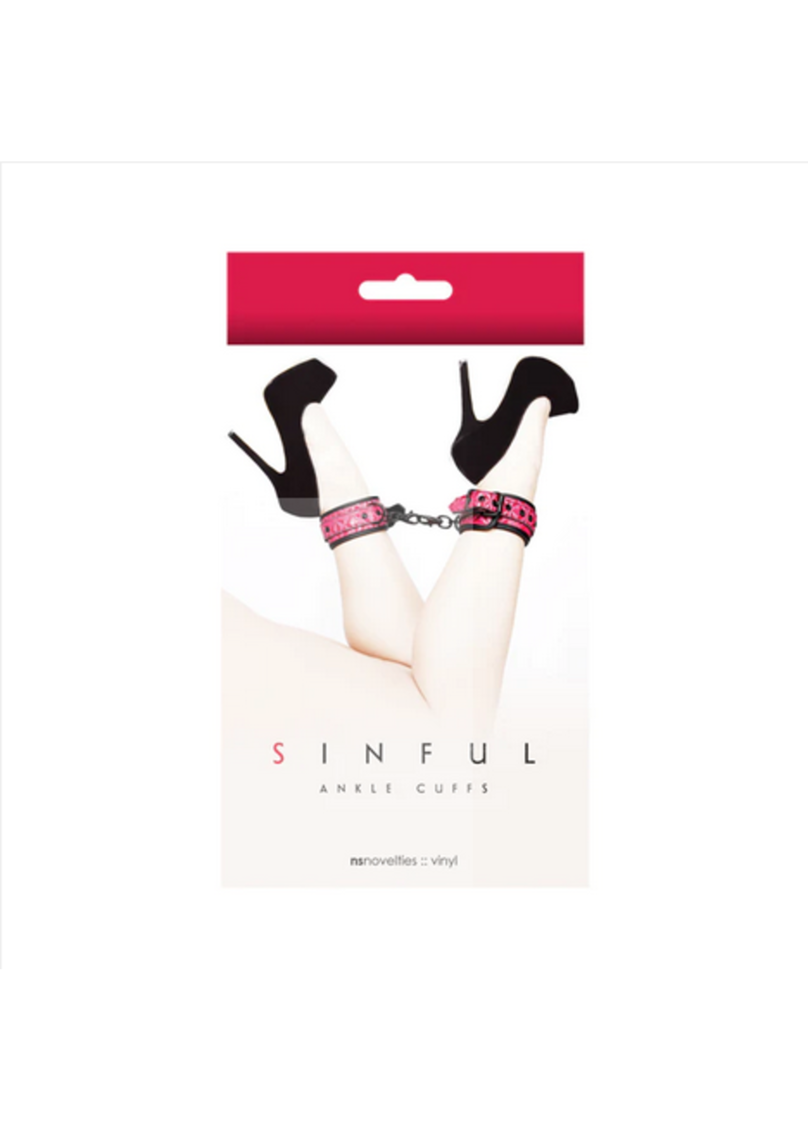 Sinful Ankle Cuffs Pink