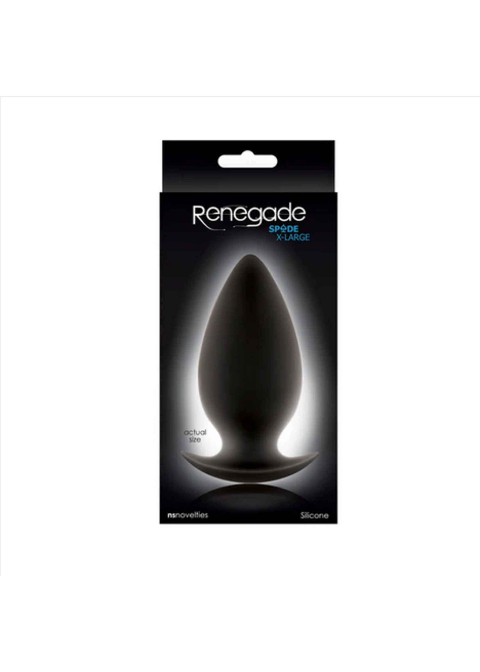 NS Novelties Renegade Spade X Large Black