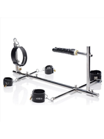 Clearance Imprisoned Metal Stockade w Dildo