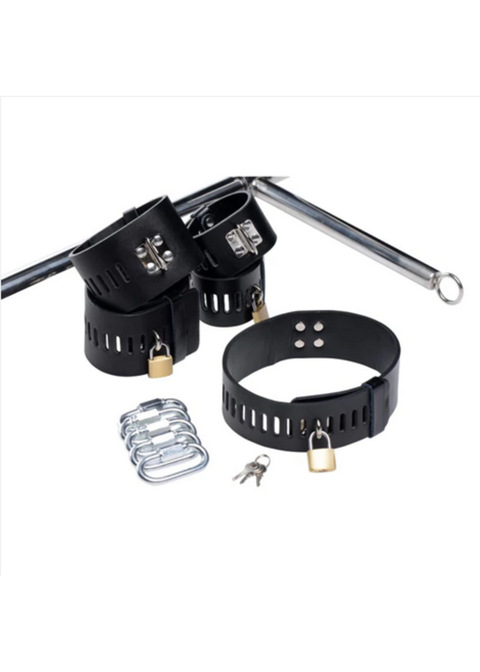 Clearance Imprisoned Metal Stockade w Dildo