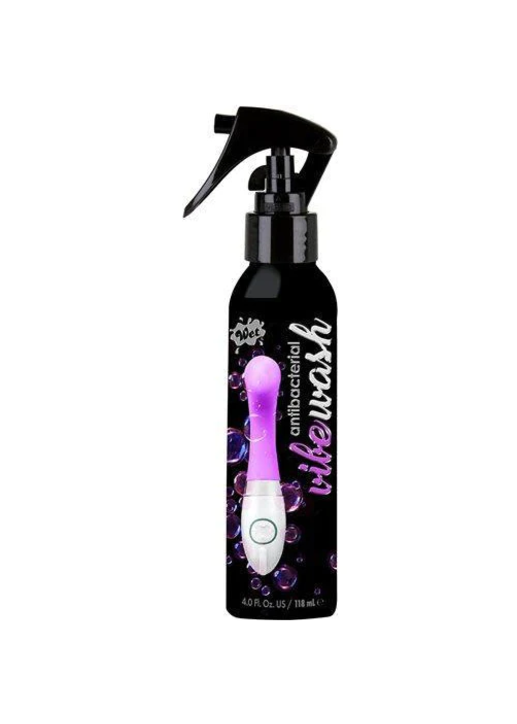 WET Antibacterial Vibe Wash 4.0 Fl.oz/118mL
