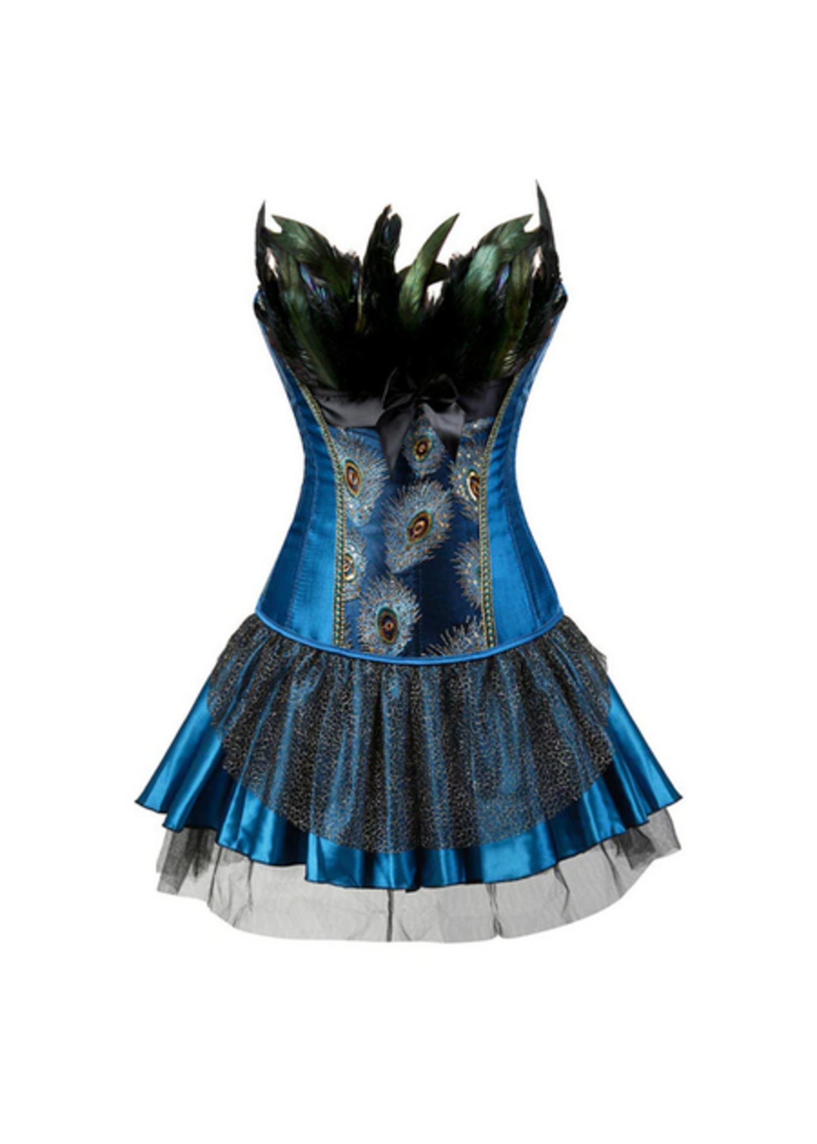 Peacock Corset