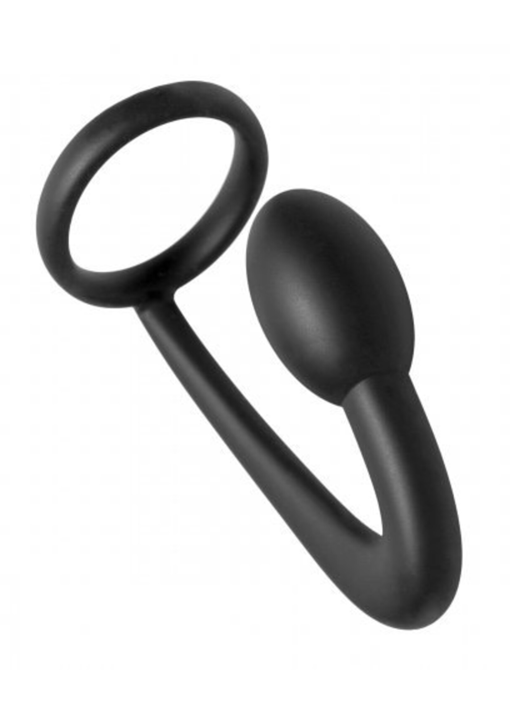 Master Series Prostatic Play Explorer Silicone Cock Ring and Prostate Plug