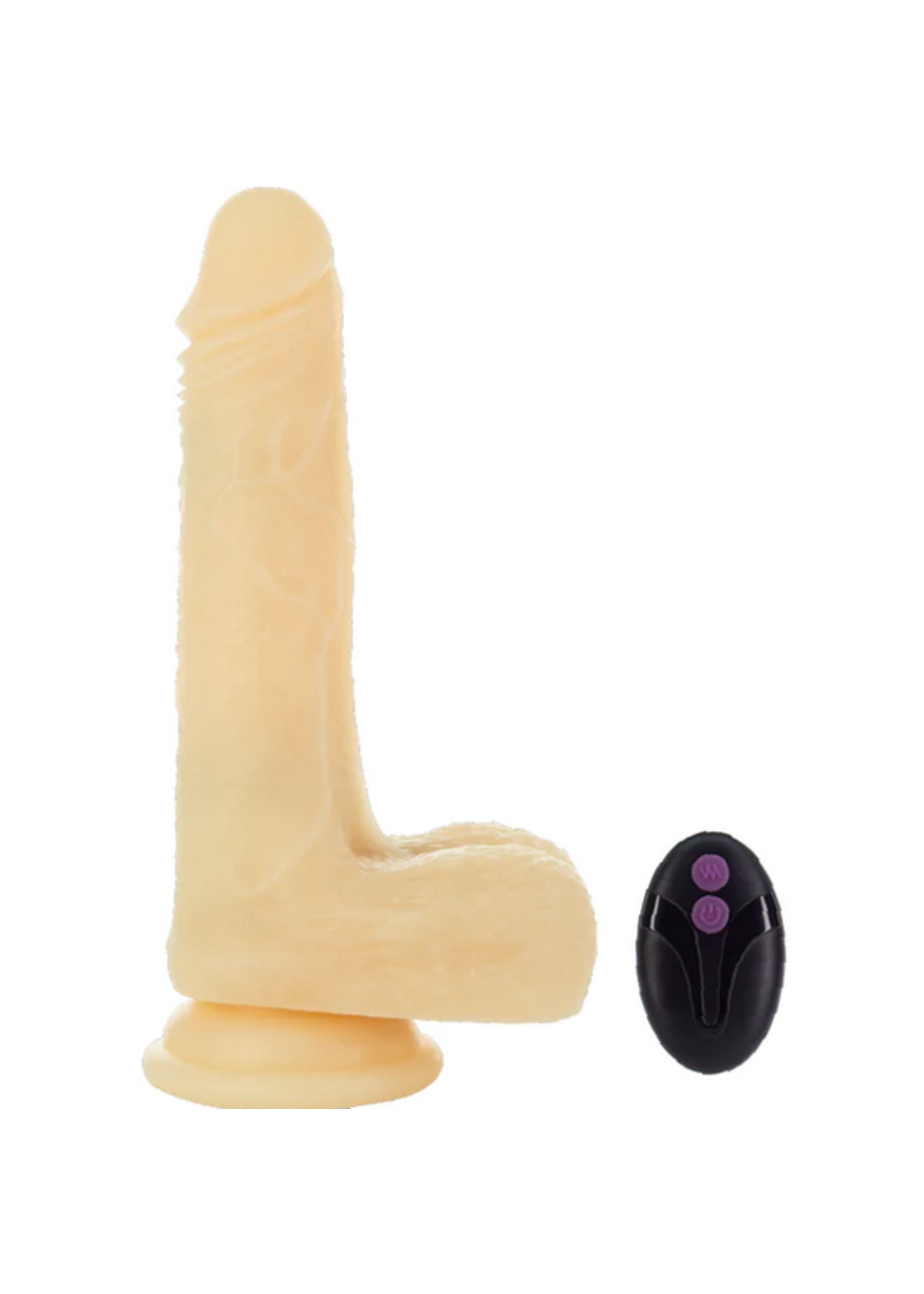 Pure Love Pure Love Vibrating and Rotating Dildo with Remote