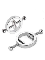 Value Stainless Steel Adjustable Nipple Clamps with spikes