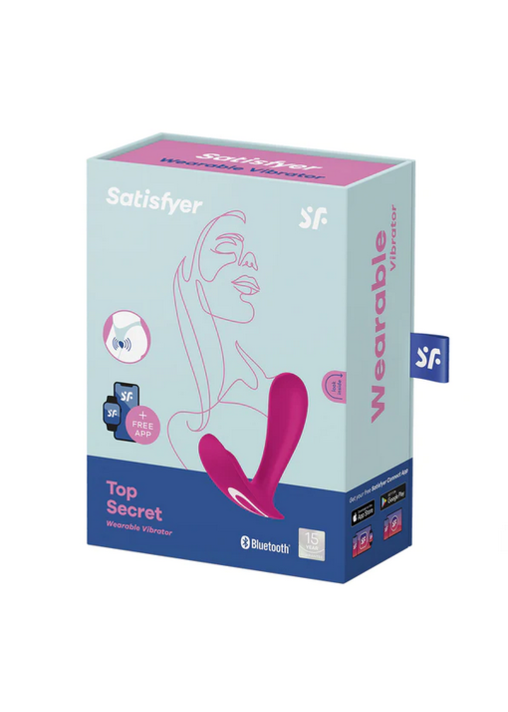 Satisfyer Top Secret Wearable Vibrator – Pink