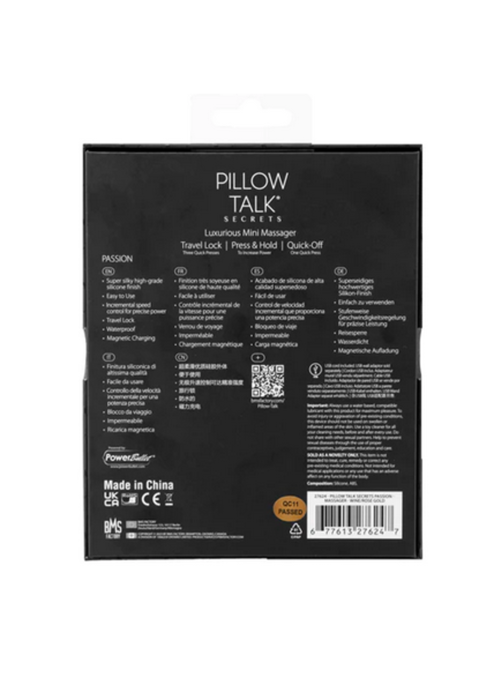 PillowTalk Secrets - Passion - Clitoral Vibrator - Wine