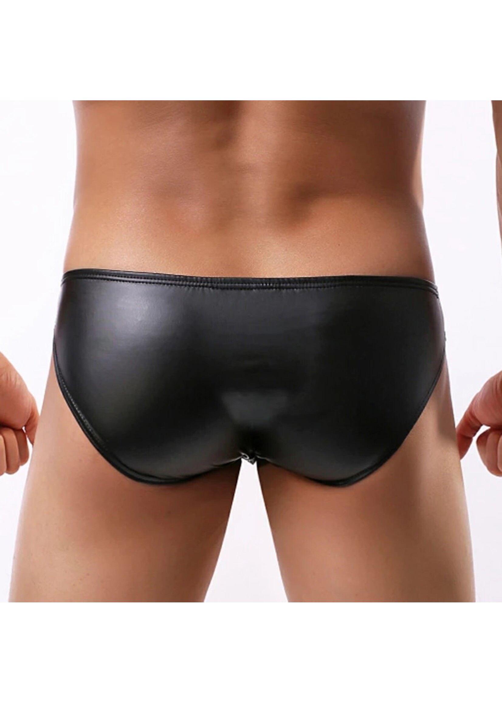 Men's PU Leather Underwear