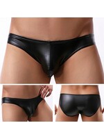 Men's PU Leather Underwear