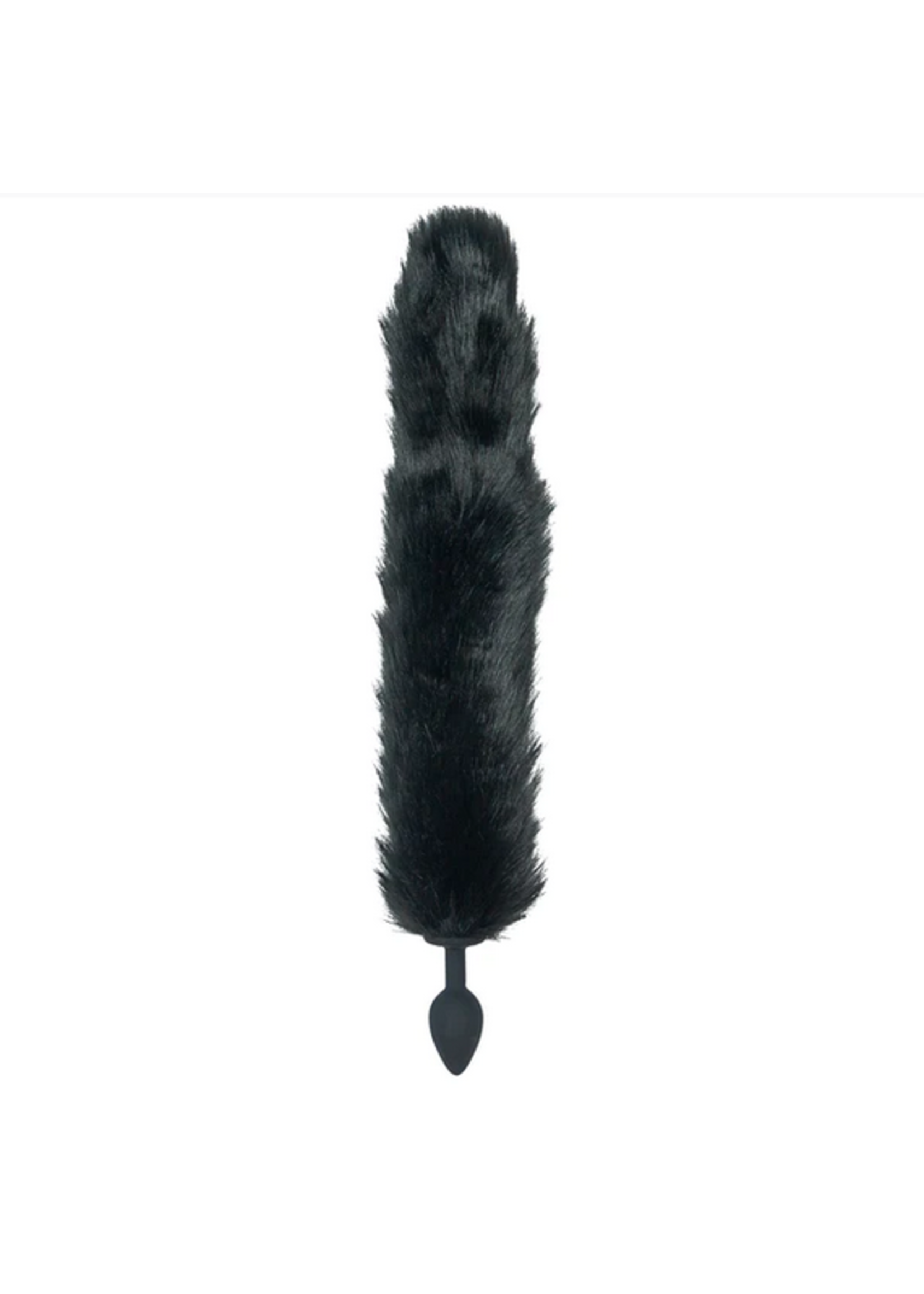 Punishment Fox Tail Silicone Anal Plug – Black