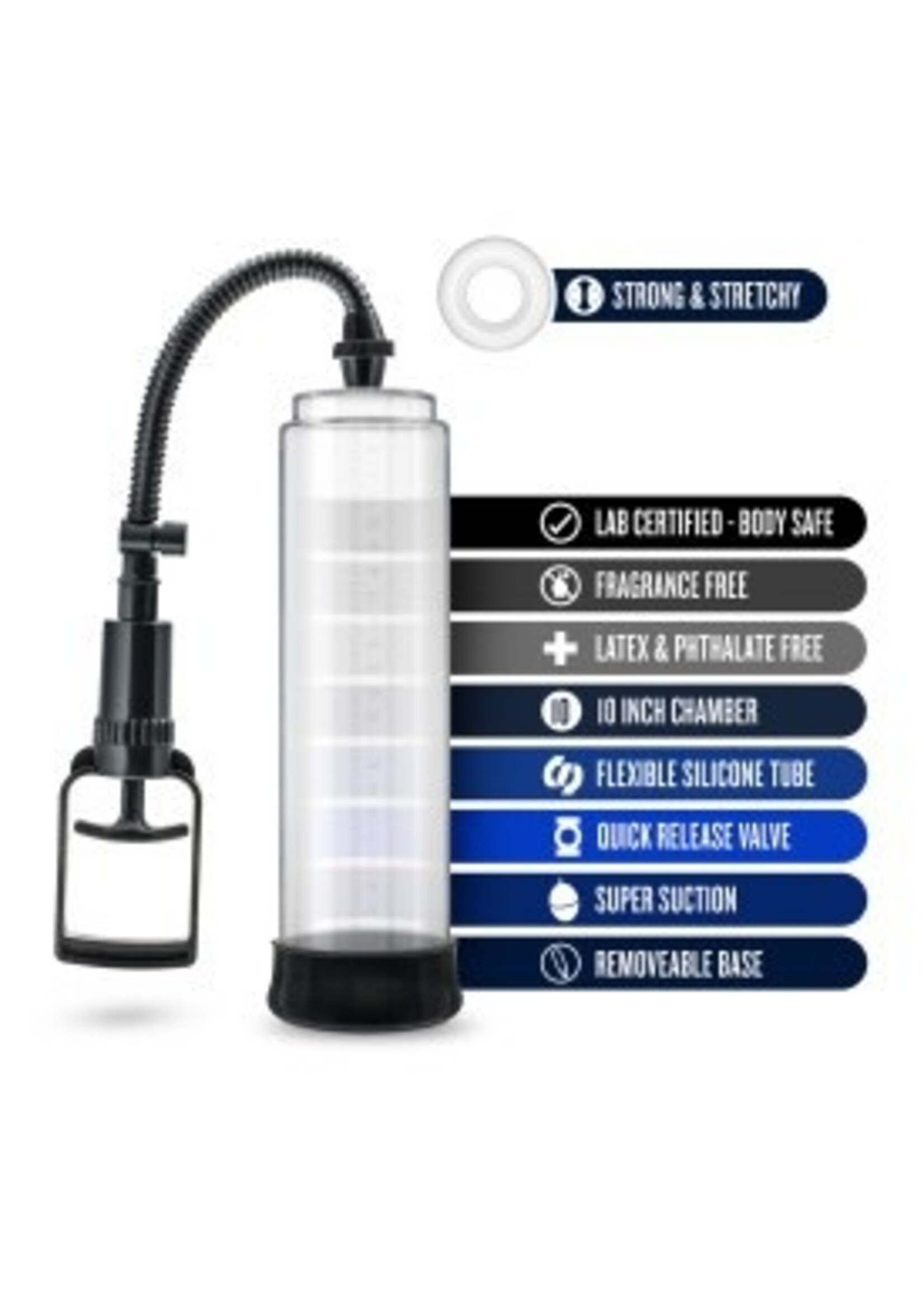 Blush Performance - VX5 - Male Enhancement Pump System - Clear
