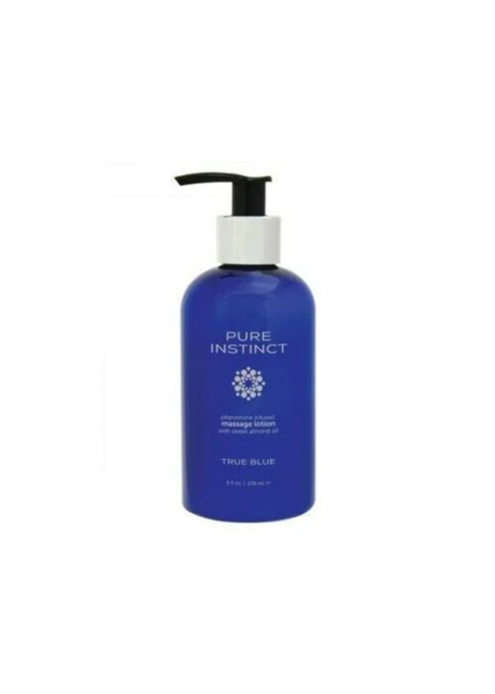 PURE INSTINCT Pheromone Massage & Body Lotion True Blue 8oz | 236mL